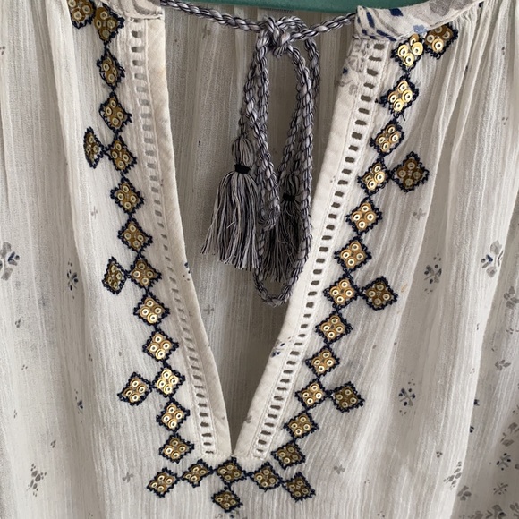 Anthropologie Ecote beautiful peasant shirt - Picture 3 of 13